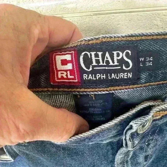 Chaps Ralph Lauren men’s jeans. Medium wash size 34/34 - Picture 2 of 6